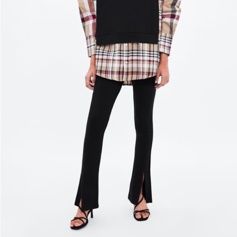 ZARA split hem leggings